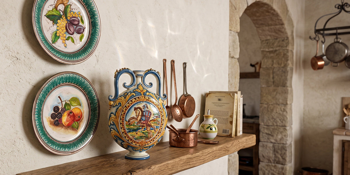 Riproduzione dell'Antica Maiolica Calatina