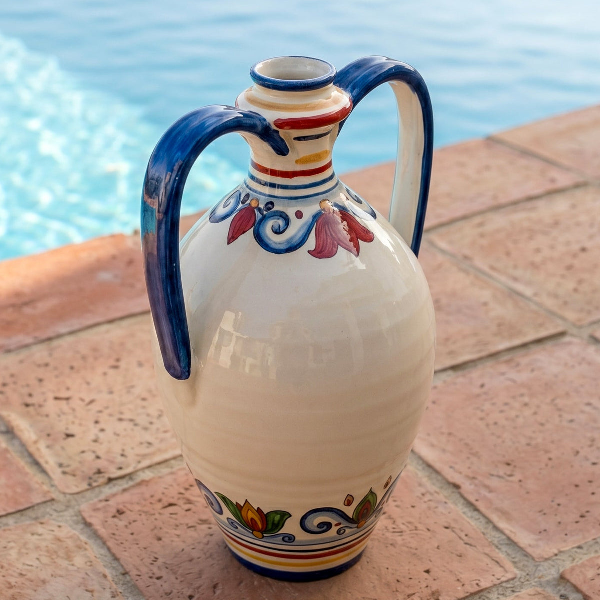 Fiasca con manici h 35 - Decoro Sicily