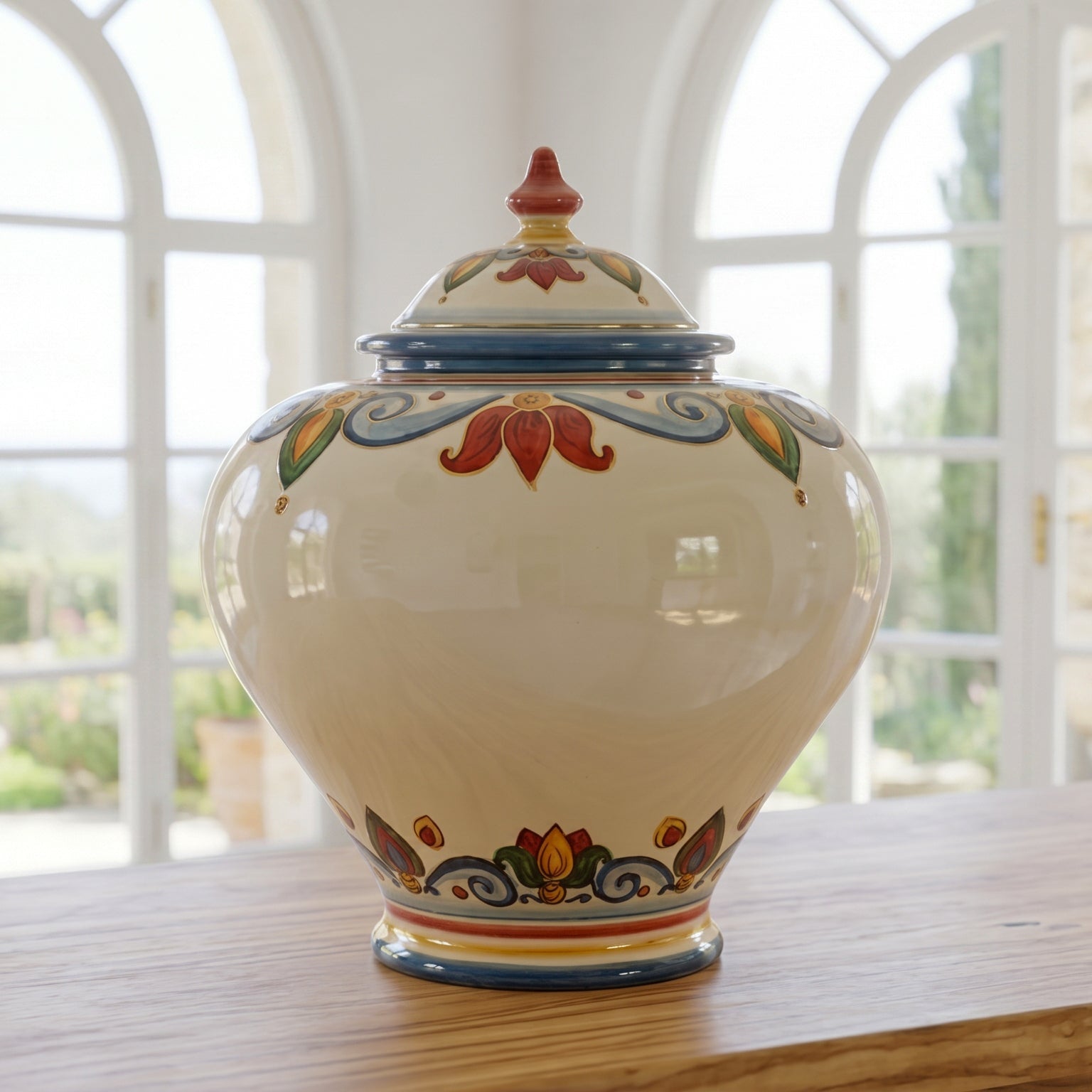 Potiche in Ceramica di Caltagirone — Decoro Sicily