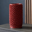 Vaso Pigna Cilindro h 35 cm - Bordeaux | Ceramica Caltagirone
