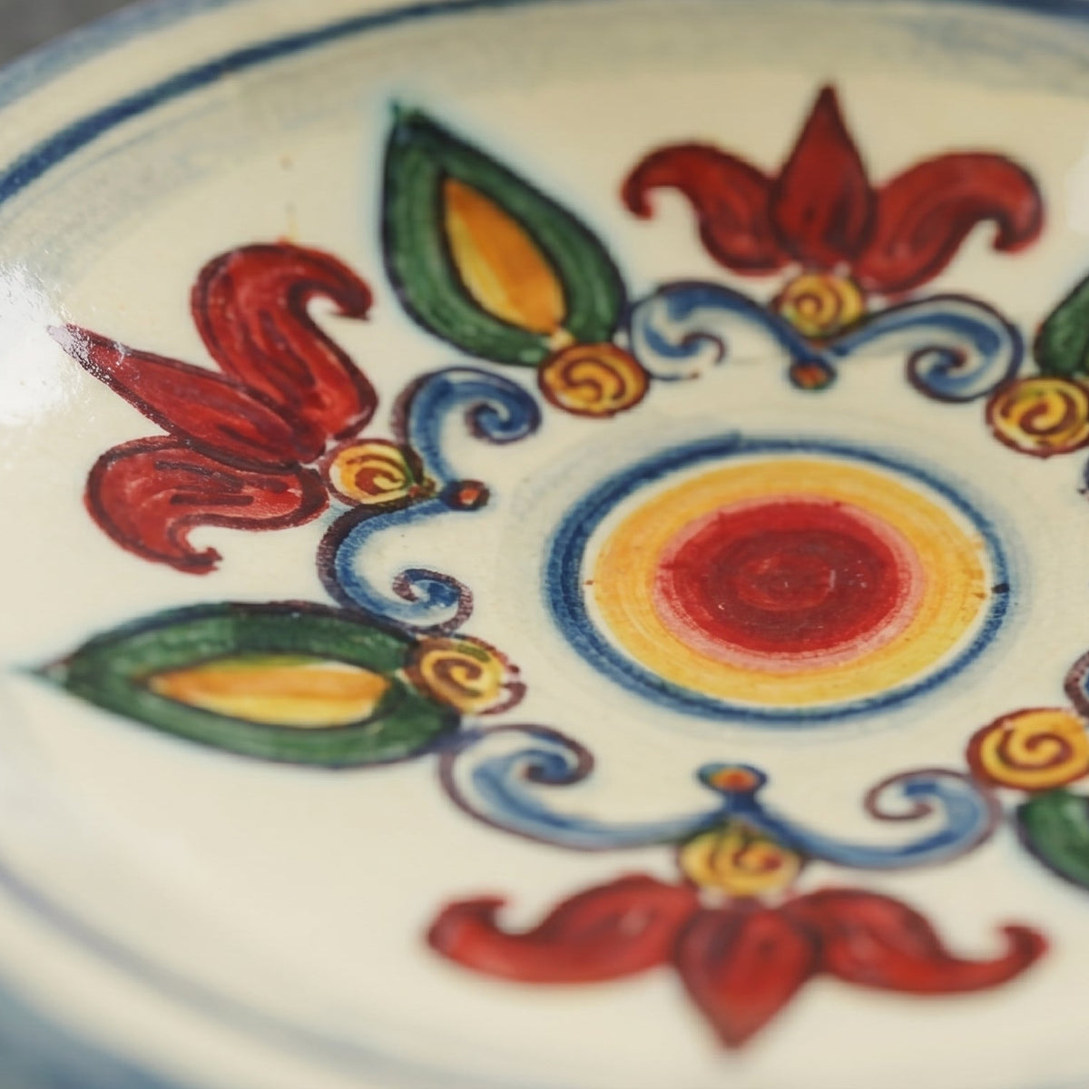 Poggiamestolo in Ceramica di Caltagirone 26×11 cm - Decoro Sicily | Bomboniera