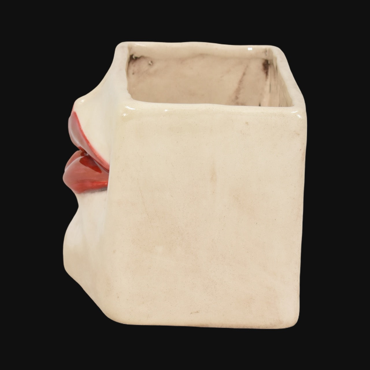 Scatola con espressione in Ceramica Madreperla Antichizzata con Dettagli Oro - Artigianale