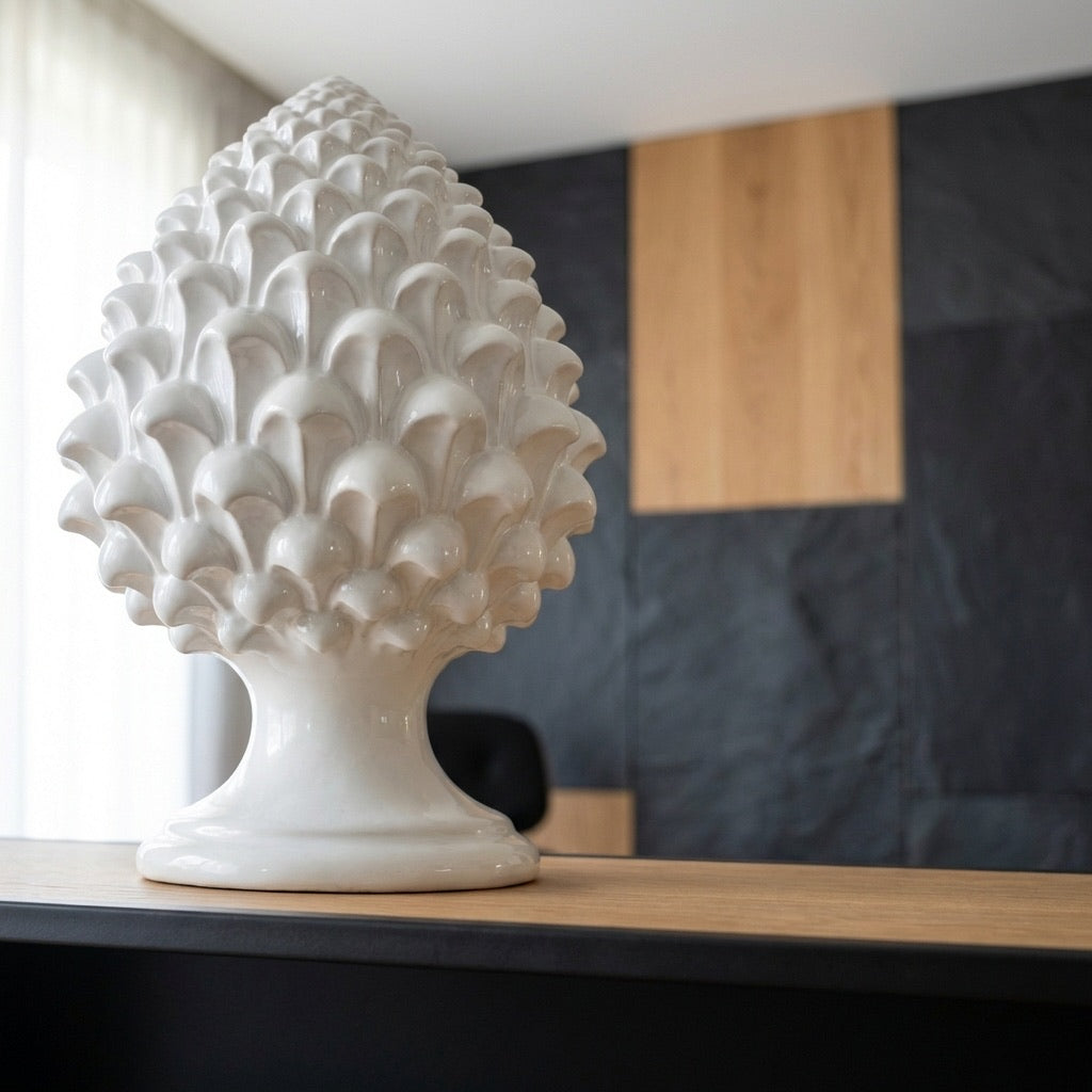 Pigna semilavorata altezza 15/35 white line