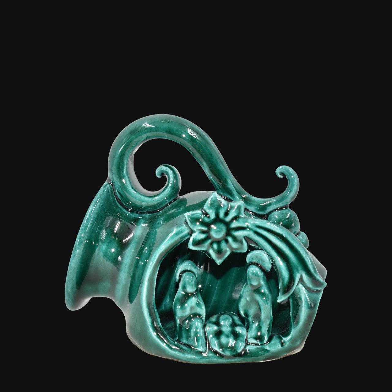 Natività mini giara h 10 linea moderna in diverse colorazioni - Ceramiche di Caltagirone Sofia