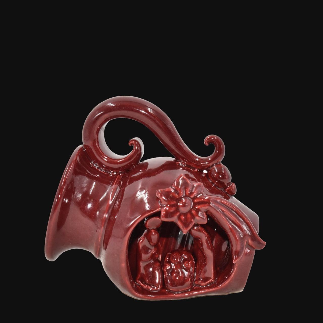 Natività mini giara h 10 linea moderna in diverse colorazioni - Ceramiche di Caltagirone Sofia