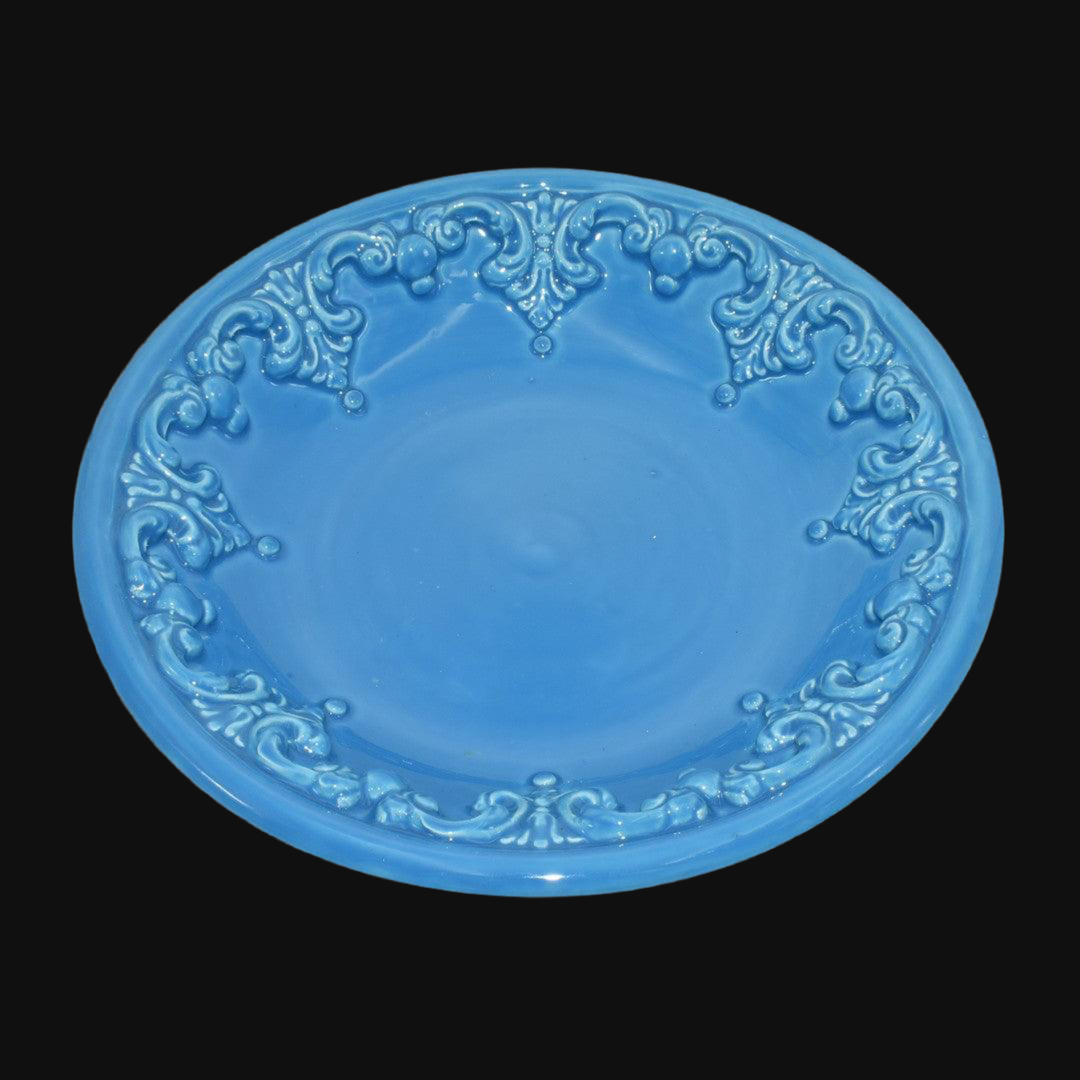 Piatto svuota tasche diam. 30 cm plast Sofia turchese in ceramica artistica di Caltagirone - Ceramiche di Caltagirone Sofia