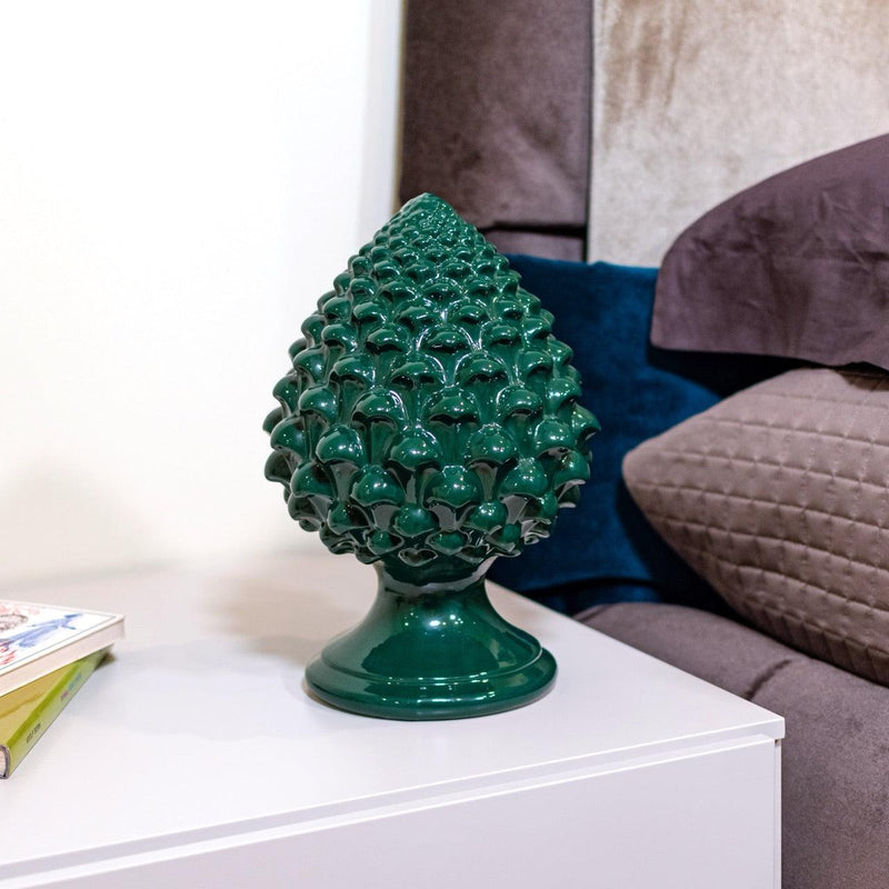 Pigna semilavorata altezza 15/35 Verde Antico