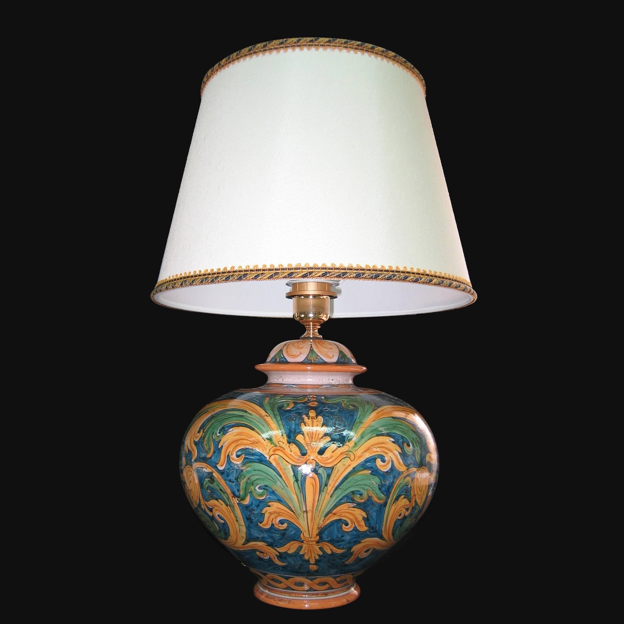 Lume palla ornamentale ornato calatino - Ceramica di Caltagirone Sofia - Ceramiche di Caltagirone Sofia
