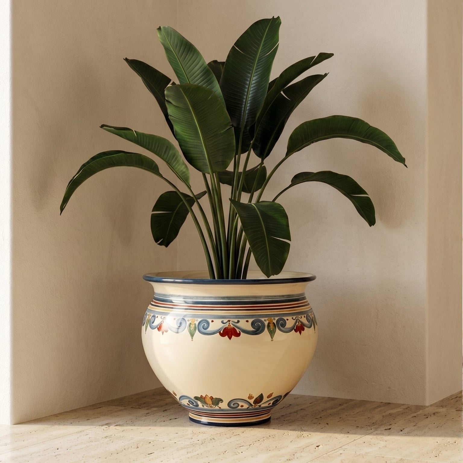 Cachepot in Ceramica di Caltagirone — Decoro Sicily