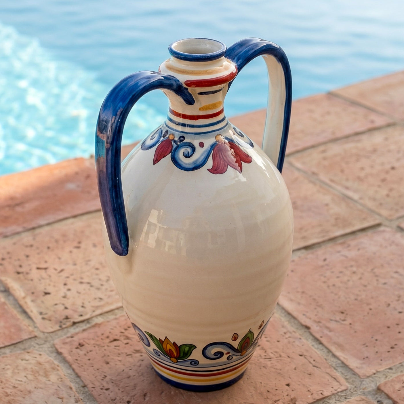 Fiasca con manici h 35 - Decoro Sicily