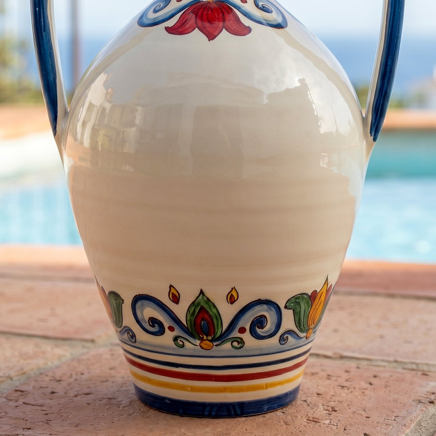 Fiasca con manici h 35 - Decoro Sicily