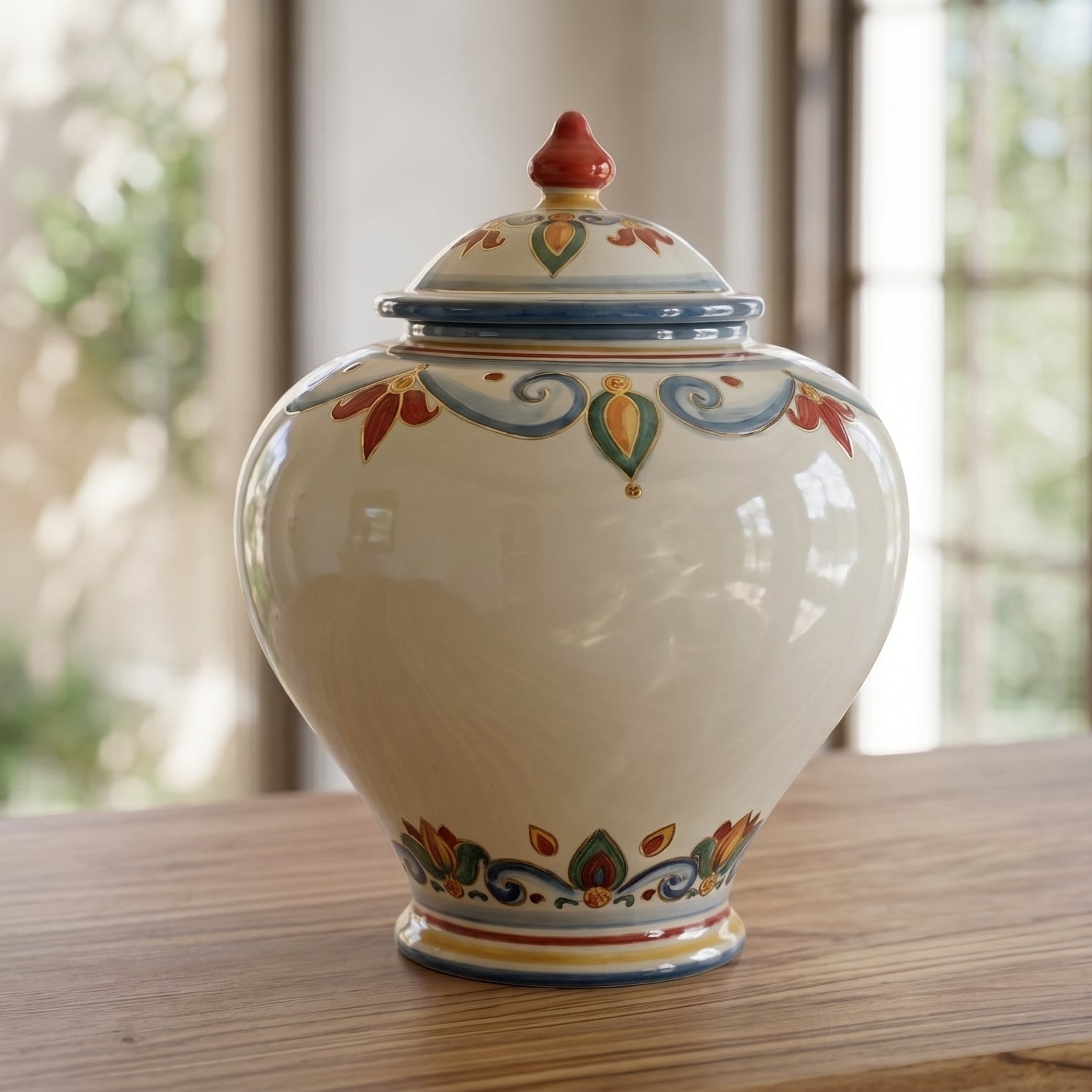 Potiche in Ceramica di Caltagirone — Decoro Sicily