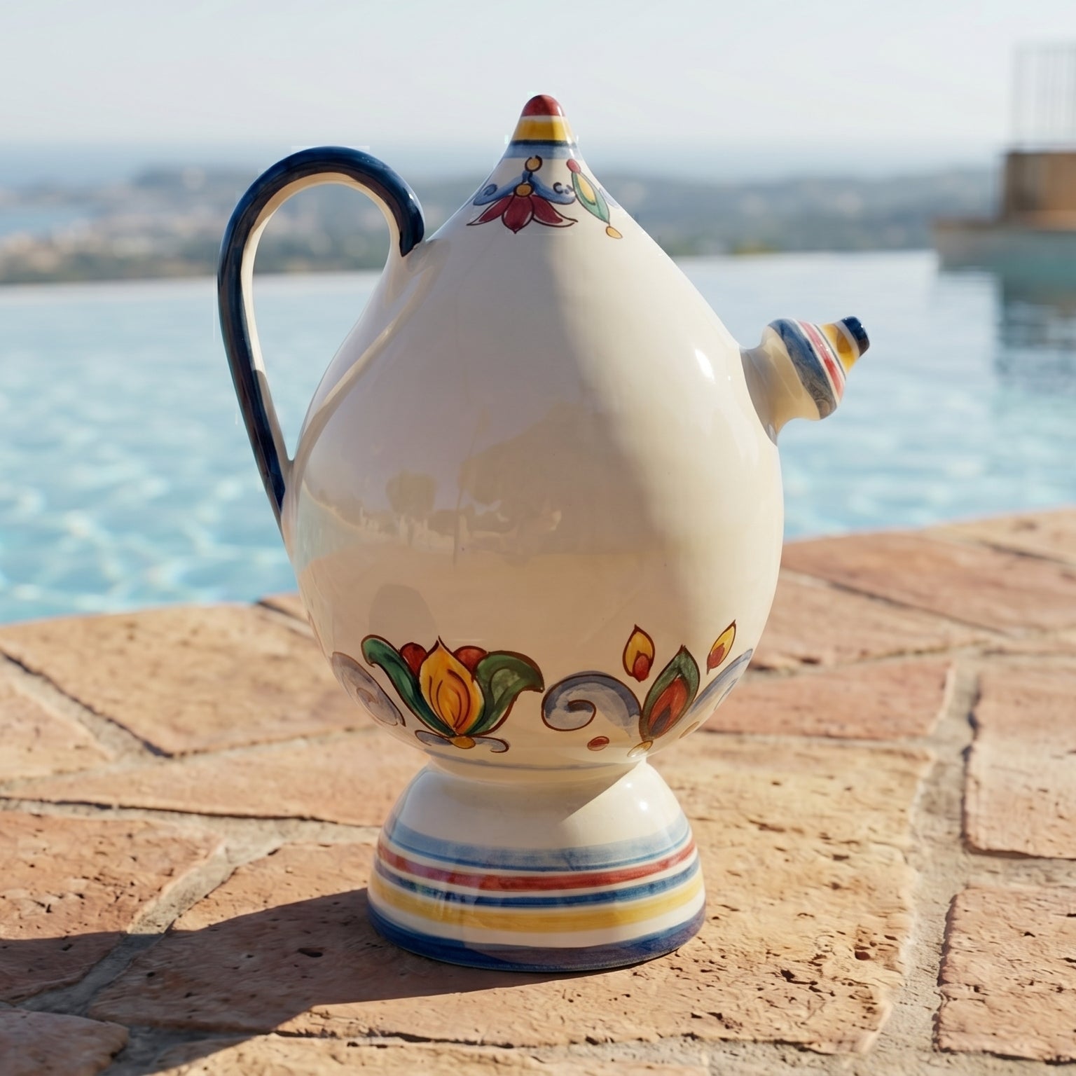 Bummulu Malandrino in Ceramica di Caltagirone h 25 cm — Decoro Sicily