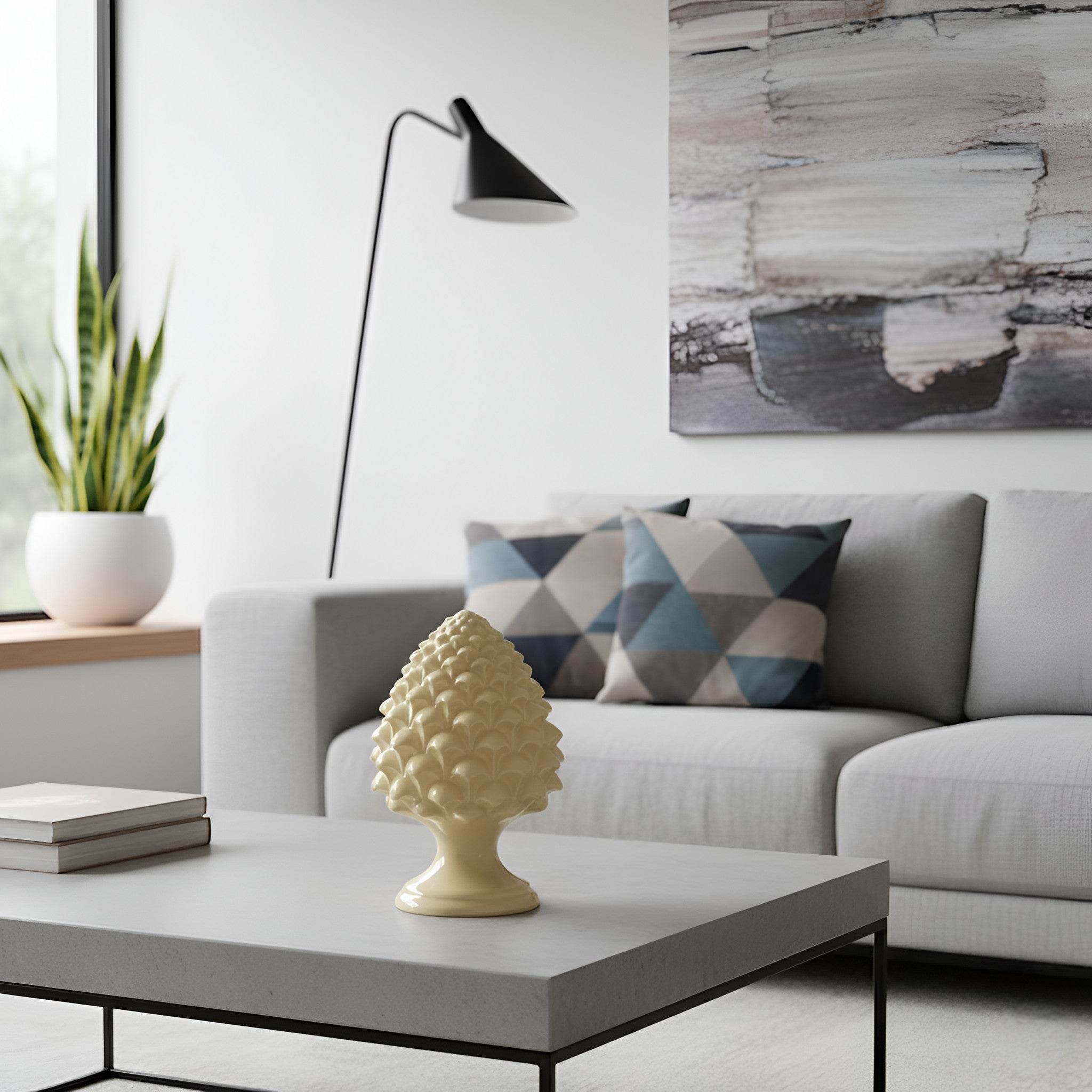 Pigna semilavorata altezza 15/35 Linea Avorio