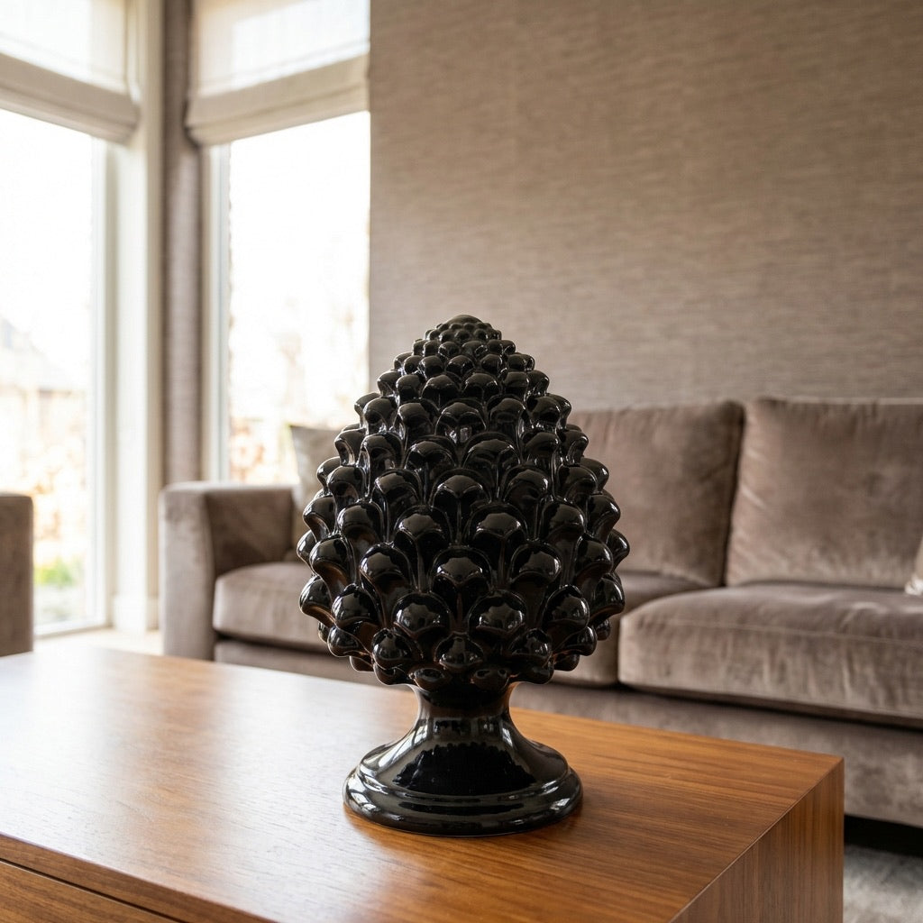 Pigna semilavorata altezza 15/35 Black Line Lucido