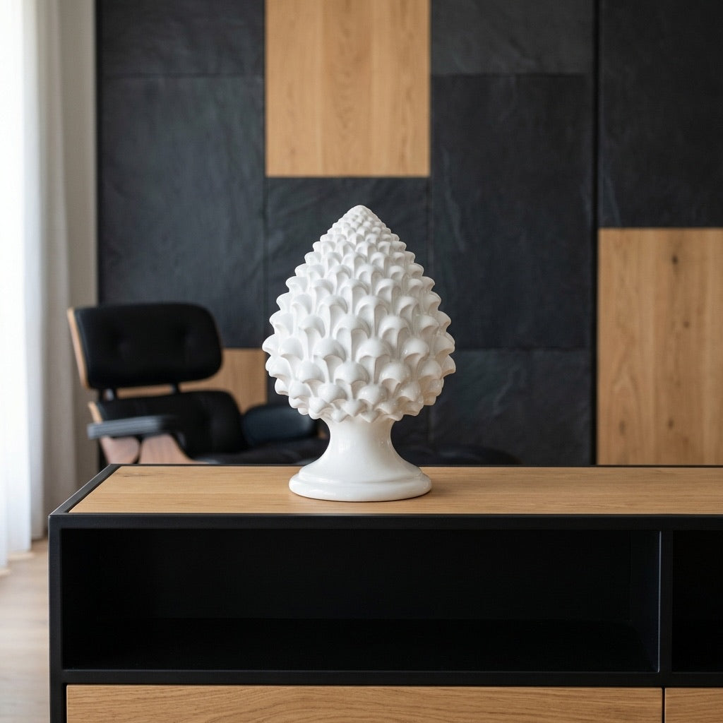 Pigna semilavorata altezza 15/35 white line