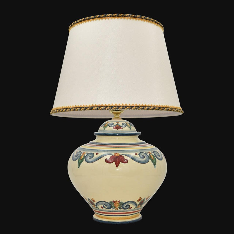 Lume Palla con Decoro Sicily in ceramica di caltagirone