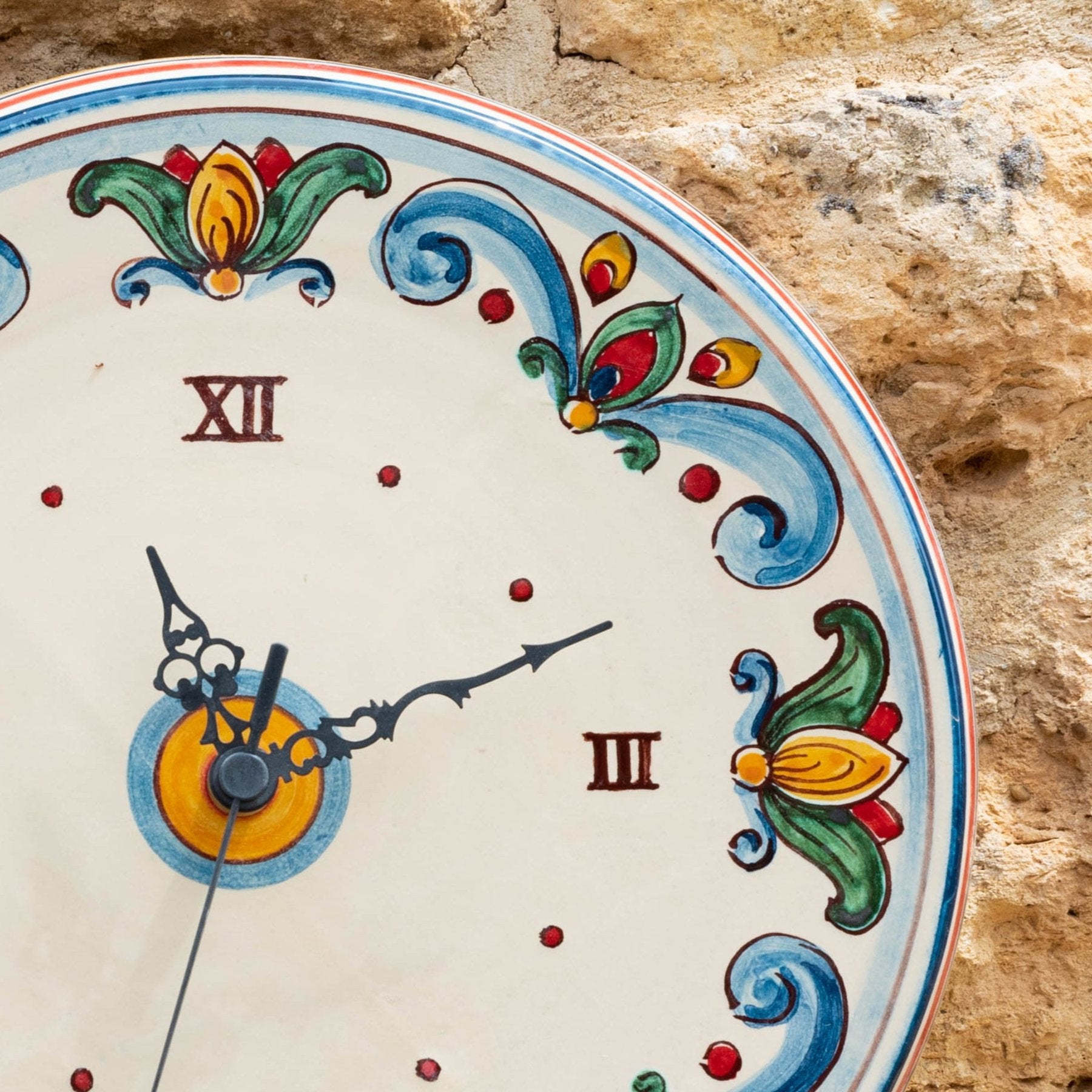 Orologio Ø 30 decoro sicily - Ceramiche di Caltagirone Sofia