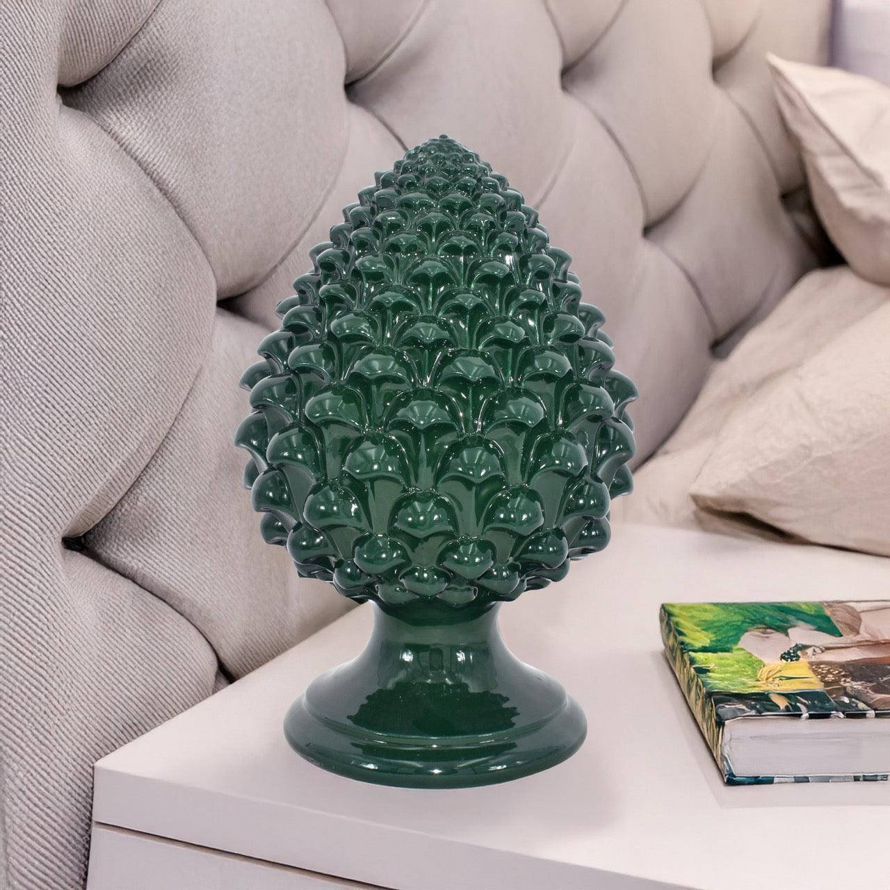 Pigna semilavorata altezza 15/35 Verde Antico - Ceramiche di Caltagirone Sofia