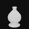 Portacandela a pigna h 18 White Line – Bomboniera in ceramica di Caltagirone - Ceramiche di Caltagirone Sofia