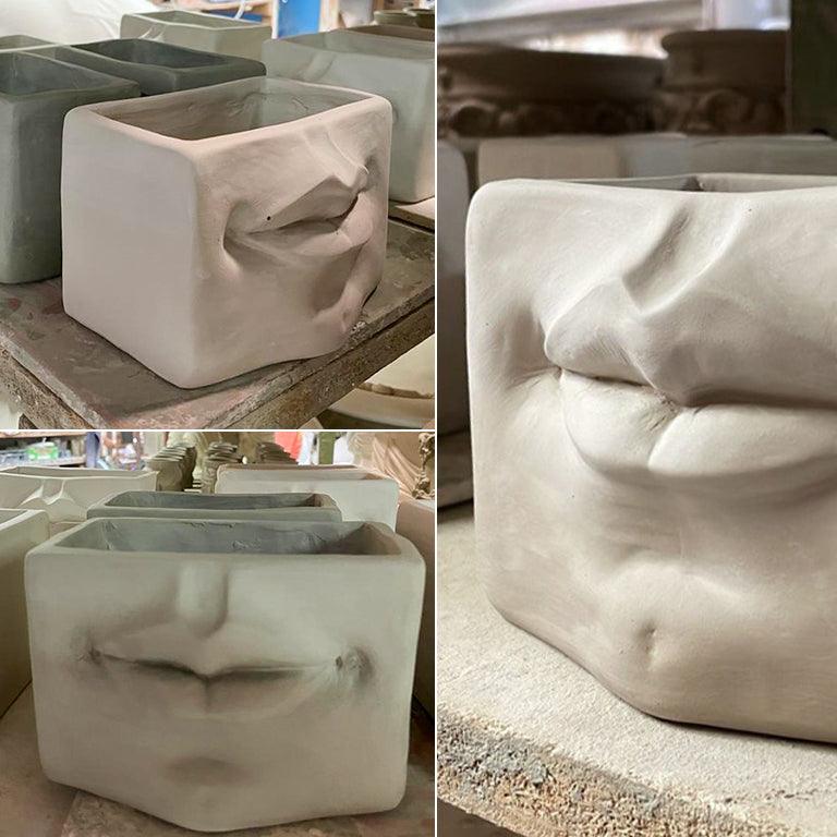 Scatola con espressione rosso fuoco - Ceramica artistica di Caltagirone - Ceramiche di Caltagirone Sofia
