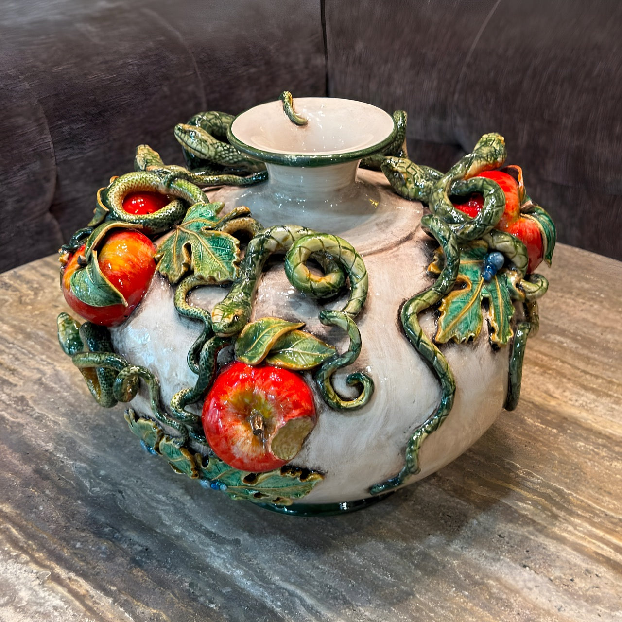 Vaso Eden Madreperla - Linea Giardini dell'Eden