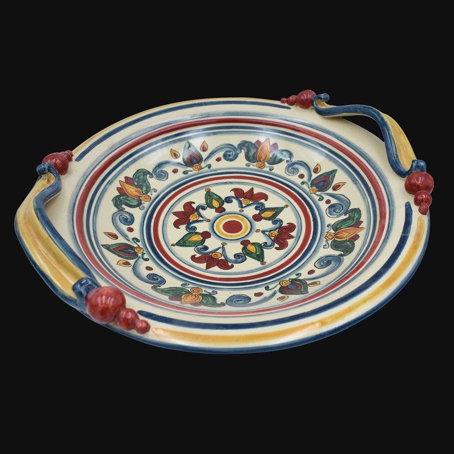 Centrotavola Ø 30/40 Decoro Sicily in ceramica artistica di Caltagirone - Ceramiche di Caltagirone Sofia