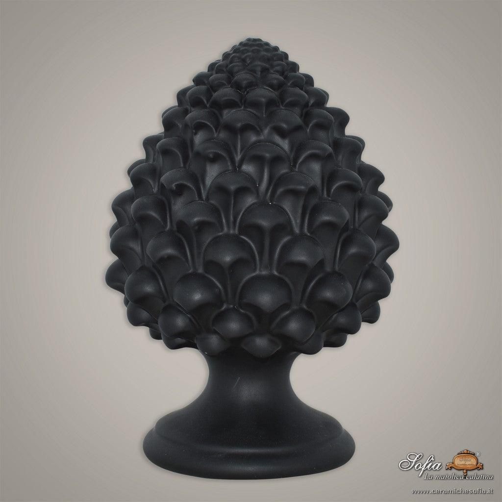 Pigna semilavorata altezza 15/35 Black Line Opaco - Ceramiche di Caltagirone Sofia