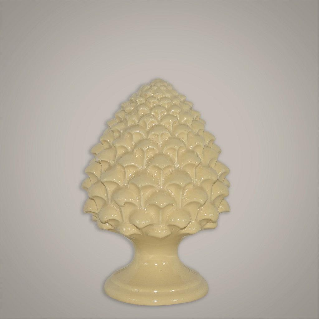 Pigna semilavorata altezza 15/35 Linea Avorio - Ceramiche di Caltagirone Sofia